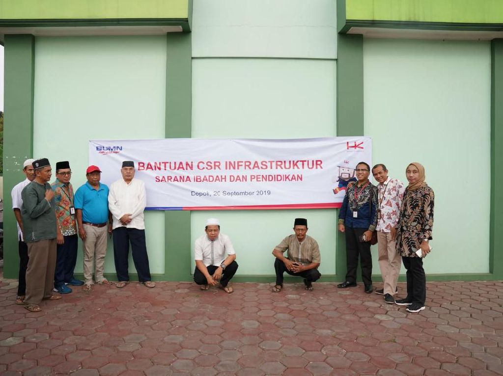Hutama Karya Gelontorkan Rp 700 Juta Bangun Sarana Ibadah di Depok Hutama Karya Gelontorkan Rp 700 Juta Bangun Sarana Ibadah di Depok