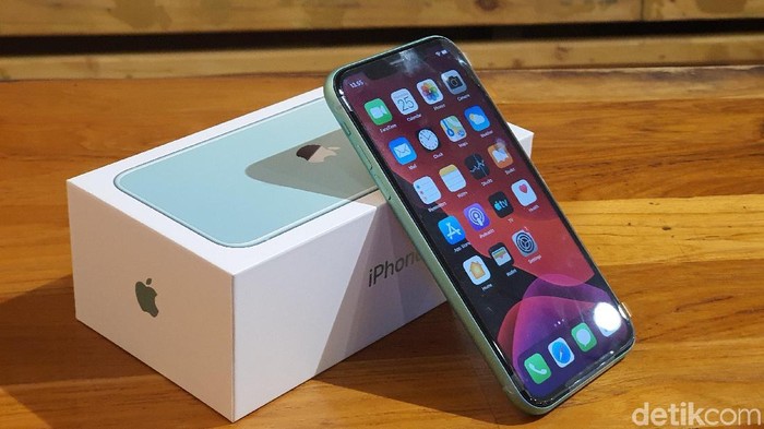 iPhone 11. Foto: Adi Fida Rahman/detikINET iPhone 11. Foto: Adi Fida Rahman/detikINET