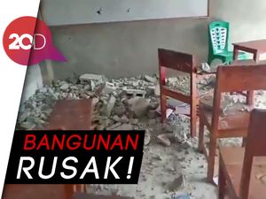 Suasana Kepanikan Saat Gempa M 6,8 Terjang Ambon