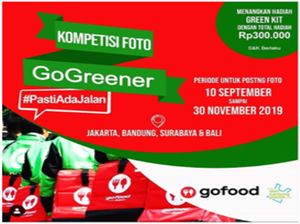 Ikuti Kompetisi Foto GoGreener Bisa Dapat Total Hadial Rp 300 Ribu Ikuti Kompetisi Foto GoGreener Bisa Dapat Total Hadial Rp 300 Ribu