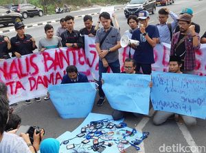 Mahasiswa dan Jurnalis Banten Kecam Kekerasan Polisi ke Wartawan