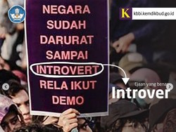 Kreatif! Kemendikbud Koreksi Ejaan Saat Demo Mahasiswa