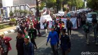 Mahasiswa di Kudus Demo Tolak RUU Kontroversial