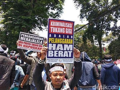 Ratusan Tukang Gigi pun Ikut Menolak RUU KUHP