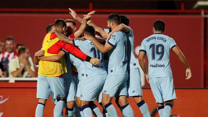 JUDI ONLINE Atletico Madrid menang 2-0 di kandang Real Mallorca (Albert Gea/REUTERS)