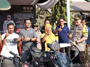 Polres Tuban Pamerkan Puluhan Kendaraan untuk Dijemput Pemiliknya