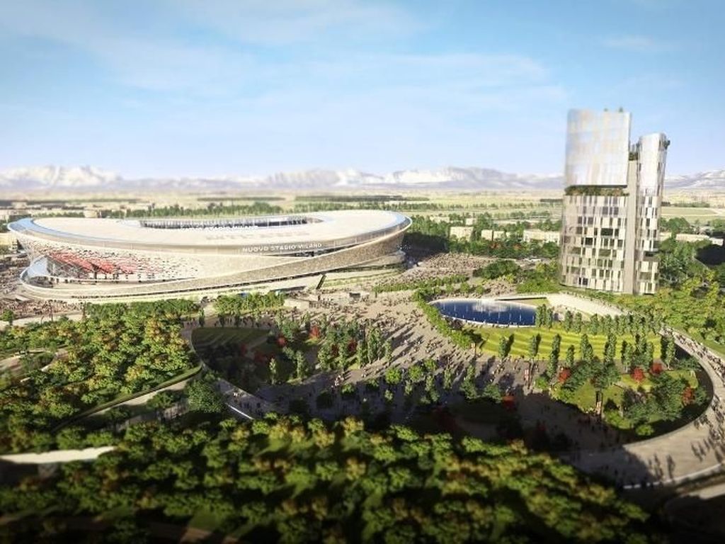 Ini Foto-foto Dua Desain Stadion Baru Inter dan Milan Ini Foto-foto Dua Desain Stadion Baru Inter dan Milan