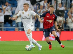 Laga Real Madrid vs Osasuna digelar di Santiago Bernabeu, Kamis (26/9/2019) dini hari WIB. Reuters/Juan Medina.