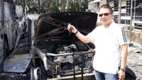 Jeep Wrangler Rubicon Waketum KONI yang Hangus Dibakar Massa