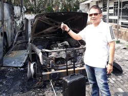 Cerita Wakil Ketua KONI soal Rubicon Miliknya yang Dibakar Massa di DPR