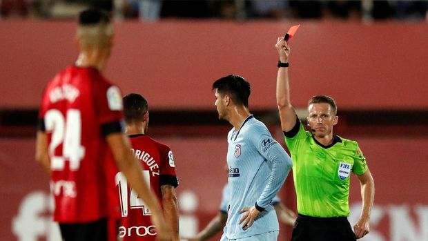 JUDI ONLINE Hasil Liga Spanyol: Morata Kartu Merah, Atletico Kalahkan Mallorca 2-0