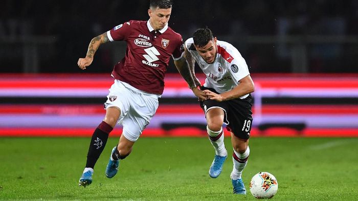 AC Milan kalah 1-2 dari Torino di pekan kelima Liga Italia 2019/2020. (Foto: Valerio Pennicino/Getty Images)