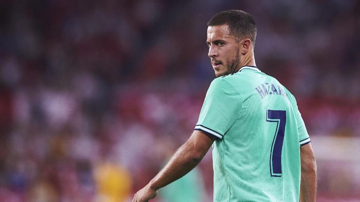 Eden Hazard belum mencetak gol maupun assist untuk Real Madrid (Foto: Aitor Alcalde / Getty Images)
