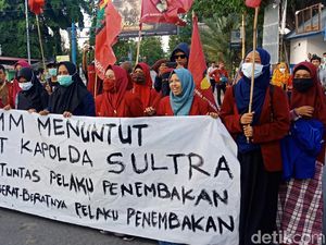 Aksi Solidaritas untuk Randi, IMM Palu Minta Kapolda Sultra Dicopot