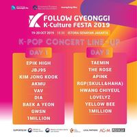 Line up Gyeonggi K-Culture Festa 2019