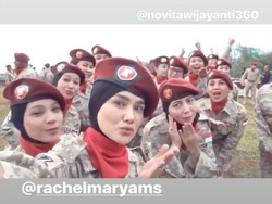 Diterpa Isu Cerai, Mulan Jameela Berbaret Ikut Diklat Gerindra