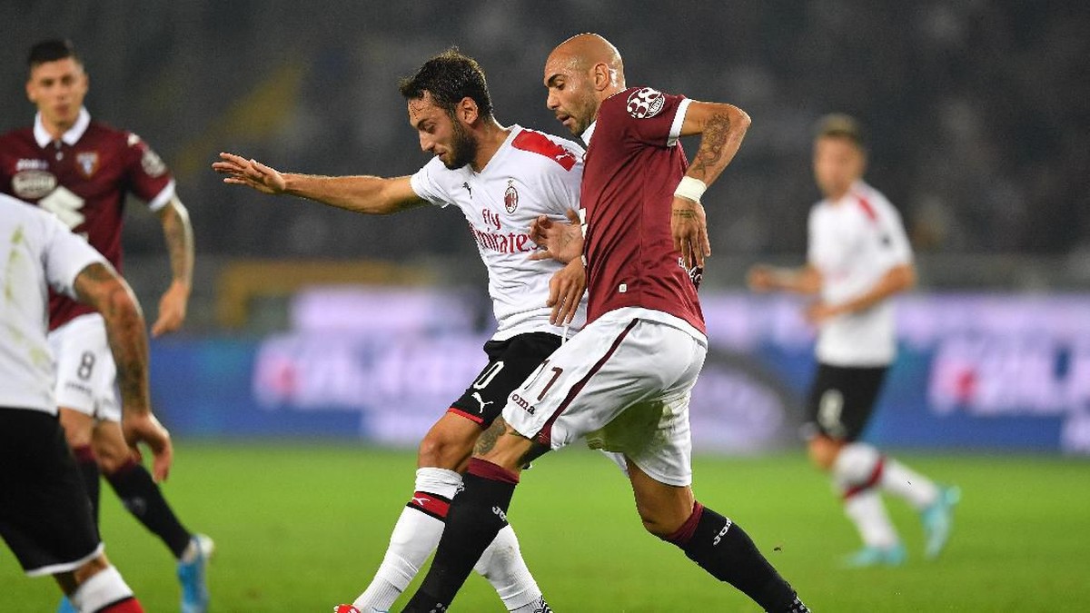 AC Milan kalah 1-2 di markas Torino. (Foto: Valerio Pennicino/Getty Images)