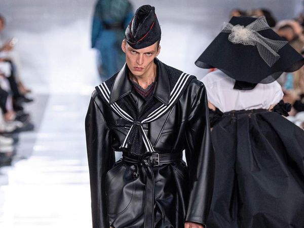 Ini Leon Dame, Model yang Viral karena Melotot di Paris Fashion Week
