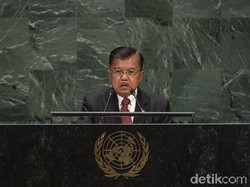 Bicara di PBB, JK Banggakan Angka Kemiskinan RI Turun