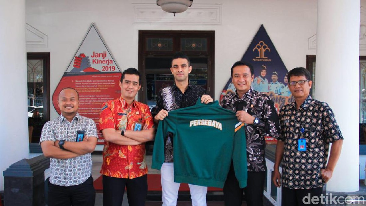Otavio Dutra disumpah jadi WNI hari ini di Surabaya (Deny Prasetyo Utomo/detikSport)