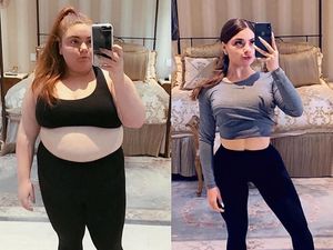 Foto: Before-After Wanita yang Tadinya Berbobot 107 Kg Jadi 50 Kg