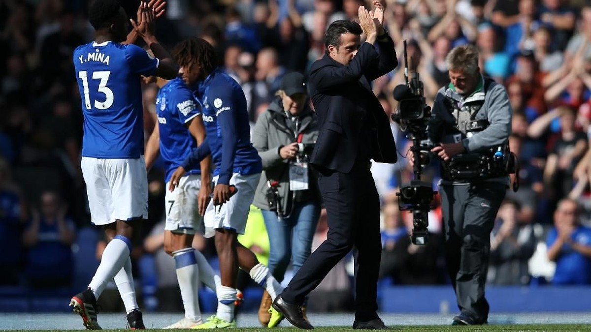 Everton tidak panik jelang hadapi Manchester City di pekan ketujuh Liga Inggris 2019/2020, Sabtu (28/9). (Foto: Jan Kruger/Getty Images)
