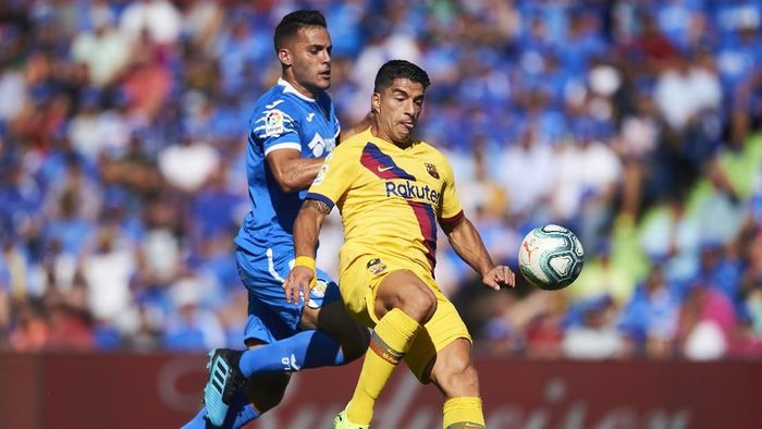 Barcelona menang 2-0 atas Getafe dalam lanjutan Liga Spanyol (Foto: Aitor Alcalde/Getty Images)