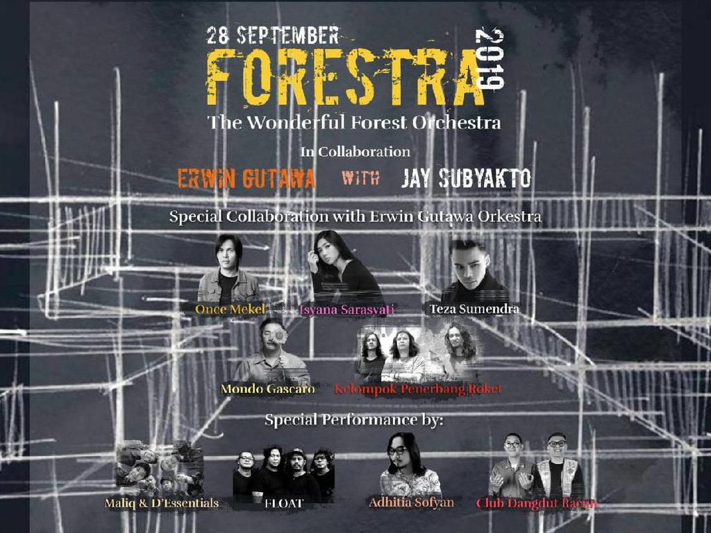 Isyana Sarasvati dan Once Siap Bersenandung di Forestra 2019 Isyana Sarasvati dan Once Siap Bersenandung di Forestra 2019