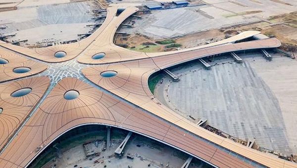 Bandara Terbesar Dunia di China, Bentuknya Seperti Bintang Laut!