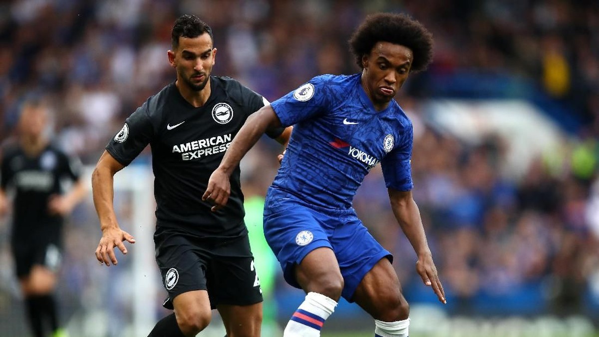 Chelsea menang 2-0 atas Brighton di Stamford Bridge. (Foto: Julian Finney/Getty Images)