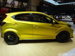 Honda Modif Brio Jadi Emas dan HR-V di IMX 2019