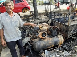 Kakek Ini Jadi Korban Demo Ricuh di Makassar, Tambal Ban Ludes Terbakar