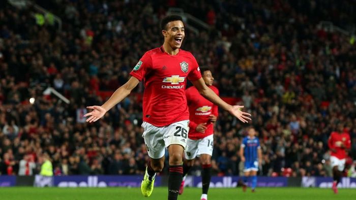 Mason Greenwood disebut telah mengisi lubang yang ditinggalkan Romelu Lukaku di Man United. (Foto: Alex Livesey/Getty Images) Mason Greenwood disebut telah mengisi lubang yang ditinggalkan Romelu Lukaku di Man United. (Foto: Alex Livesey/Getty Images)