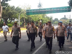 Aksi Mujahid 212, Wakapolda Pantau Area Patung Kuda