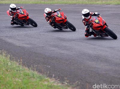 Seru! Ini Momen Anak-anak Geber CBR di Sentul