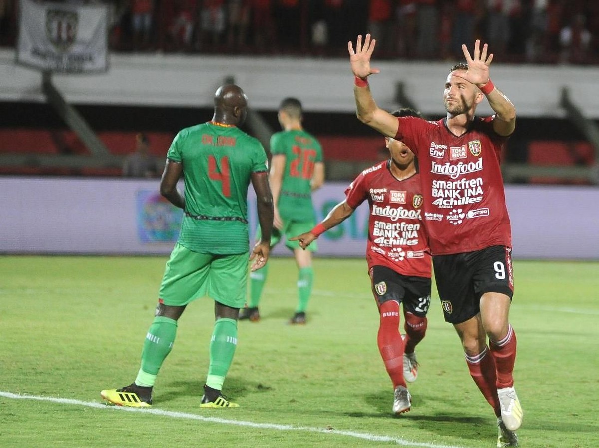 Ilija Spasojevic cocok dengan gaya main BaliUnited saat ditangani oleh Stefano Cugurra Teco. (Foto: Fikri Yusuf/Antara)