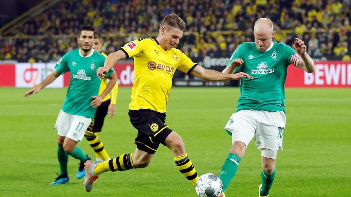 Borussia Dortmund berimbang 2-2 dengan Werder Bremen. (Foto: Leon Kuegeler/REUTERS)