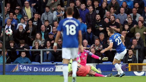 JUDI ONLINE Everton Vs Man City: Citizens Menang 3-1
