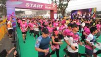 Tularkan Gaya Hidup Sehat Lewat Lari Maraton