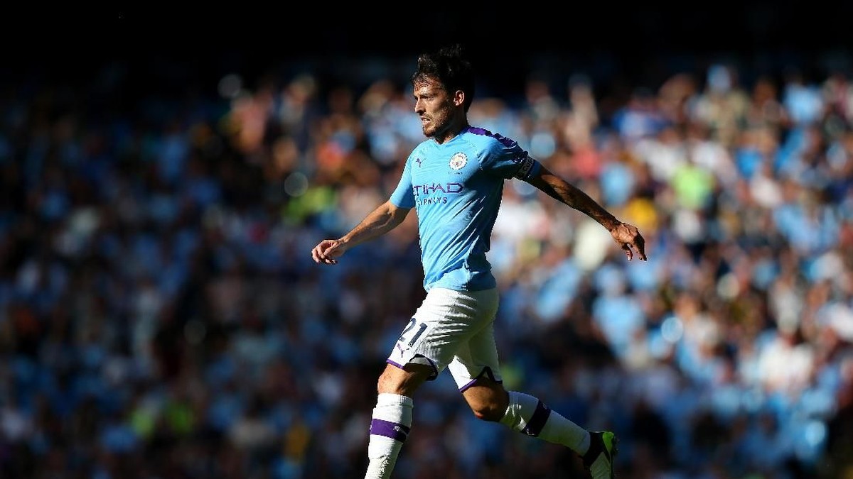 Manchester City terancam tak diperkuat David Silva saat tandang ke markas Liverpool di Liga Inggris akhir pekan ini (Foto: Alex Livesey/Getty Images)