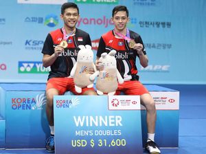 Lebih Pede di Final Korea Open, Fajar/Rian pun Menang Straight Game
