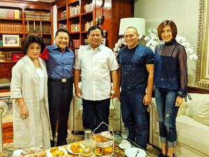 Elite PKPI Berkunjung ke Kediaman Prabowo