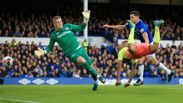 JUDI ONLINE Everton Vs Man City: Citizens Menang 3-1
