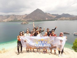Sampai di Labuan Bajo, Para Agus Terkagum-kagum