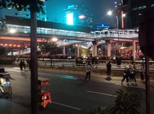 Ricuh Massa di Semanggi, Puluhan Orang Ditangkap Polisi