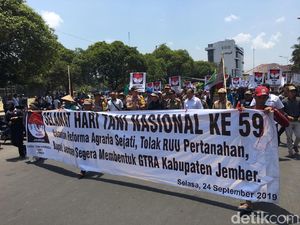 Ribuan Petani di Jember Demo Tuntut Realisasi Reforma Agraria