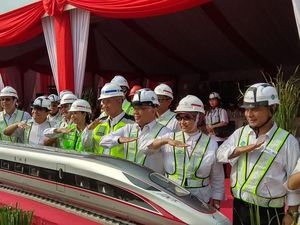 Cek Kereta Cepat JKT-BDG, Rini: Kita Bangga Kerja Sama dengan Tiongkok