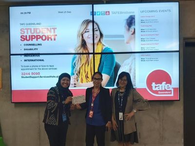 Dua Penerima Australian Awards asal RI Kunjungi Tafe Australia