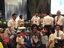 Ditanya Sri Mulyani soal Kereta Bawah Tanah, Murid TK: MRT!