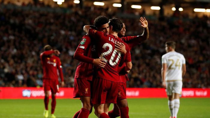 Liverpool terancam dicoret dari ajang Piala Liga Inggris karena pemain ilegal (REUTERS/David Klein) Liverpool terancam dicoret dari ajang Piala Liga Inggris karena pemain ilegal (REUTERS/David Klein)